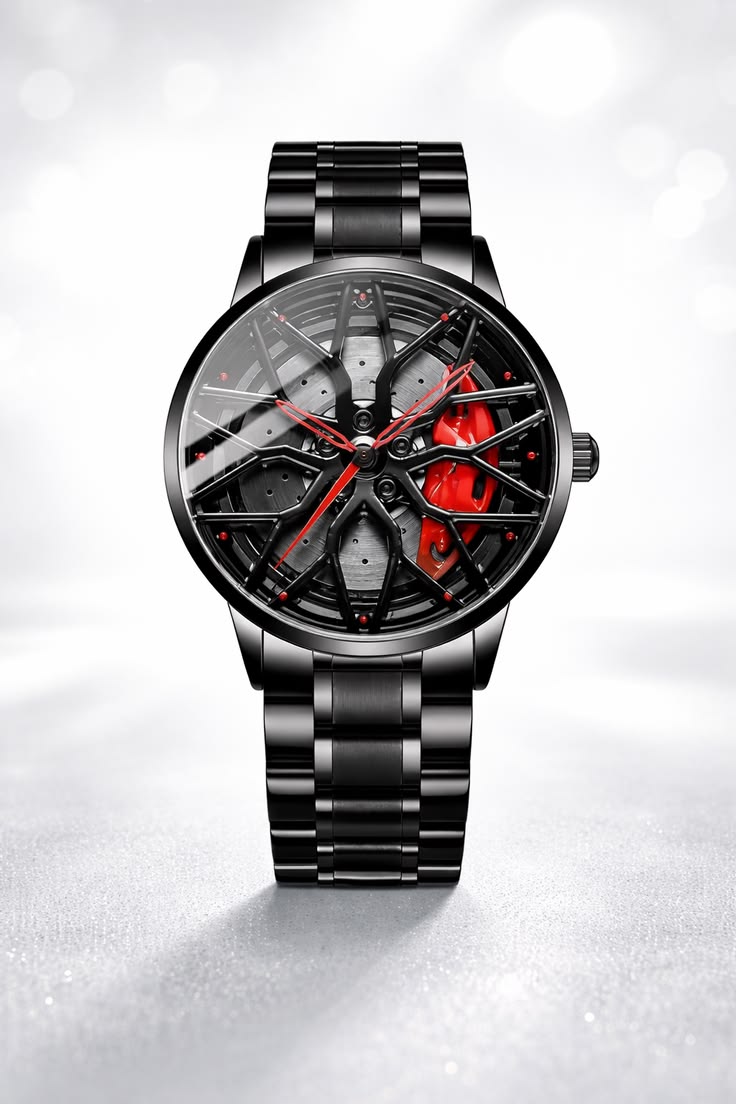 Stereoscopic Car Wheel Watch