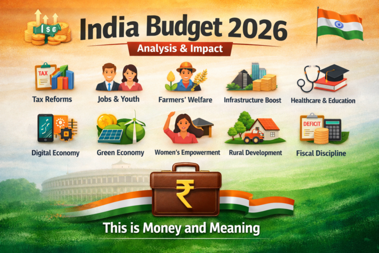 ಬಜೆಟ್ 2026 : ಕನ್ನಡದಲ್ಲಿ ಸಂಪೂರ್ಣ ಮತ್ತು ಸರಳ ವಿವರಣೆ. ತೆರಿಗೆ, ಉದ್ಯೋಗ, ರೈತ, ಯುವಕರು ಮತ್ತು ಸಾಮಾನ್ಯ ಜನರ ಮೇಲೆ ಬಜೆಟ್ ಪರಿಣಾಮ.