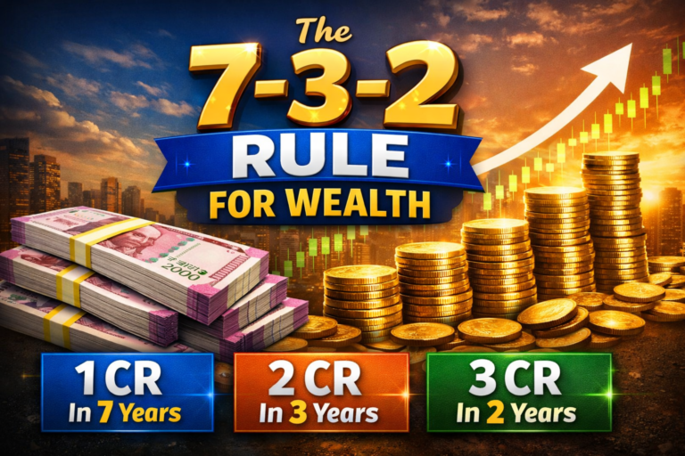 The 7-3-2 Rule for Wealth – How to build first 1 crore in India